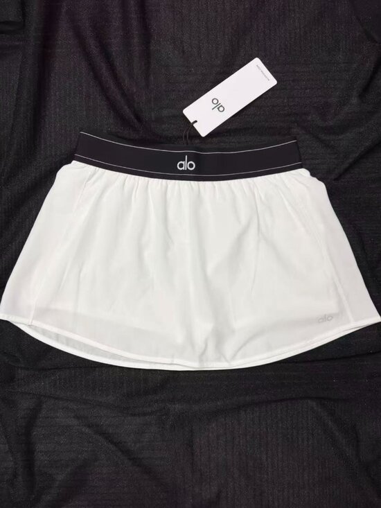 ALO Yoga Dresses & Skirts - 🔥ALO Yoga Match Point Tennis Skirt White NWT🤍Everyday Mini Skirt